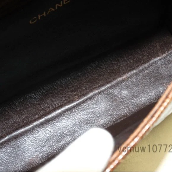 Authentic Rare  Chanel lizard chain shoulder bag - Picture 7 of 11
